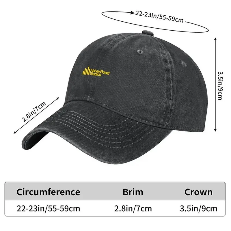 Baseball Cap Featuring The Main Logo of Abbey Road Studios, Perfect for Parties And Outdoor Events for Both Men And Women