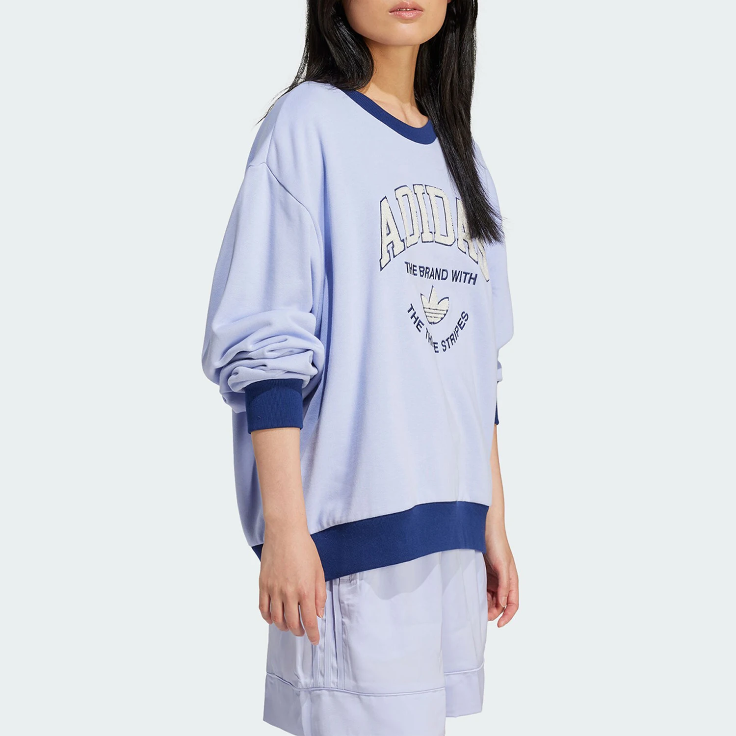 هوديي نسائي فضفاض مطبوع من Adidas VRCT SWEAT IT4271 #2