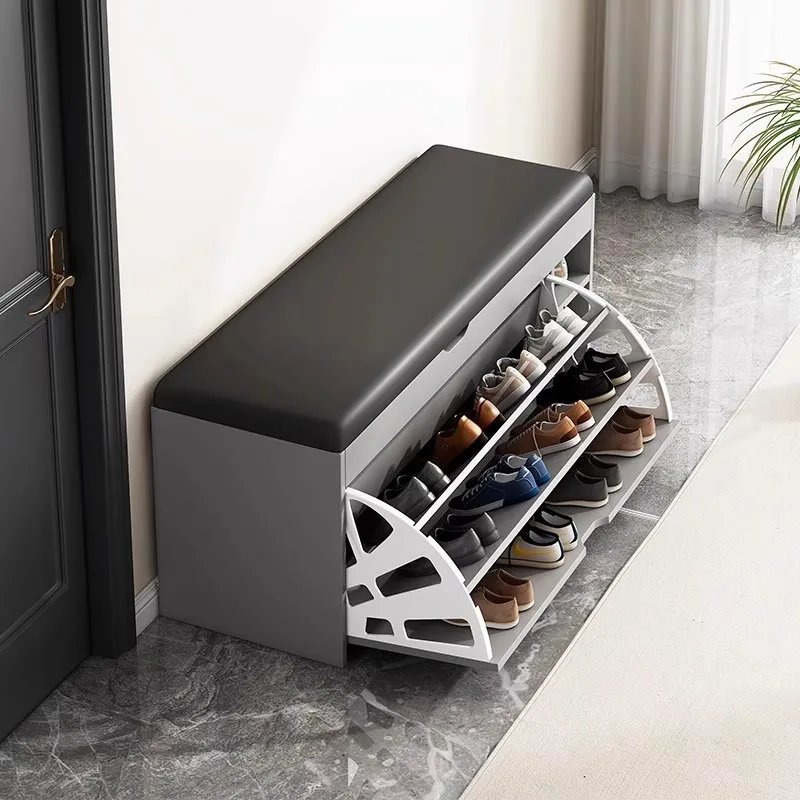 Bench,Shoe Store Bench ,Wooden Shoe Rack, Seat Convertible And Extendable, For Home Furniture,