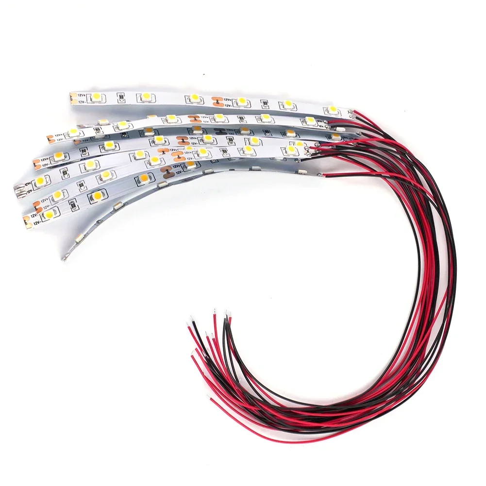 Flexible LED Light Strip 10pcs Pre Wired For SMD Lighting 12V To 18V Ideal For Dollhouses And Model Railroad Accessories