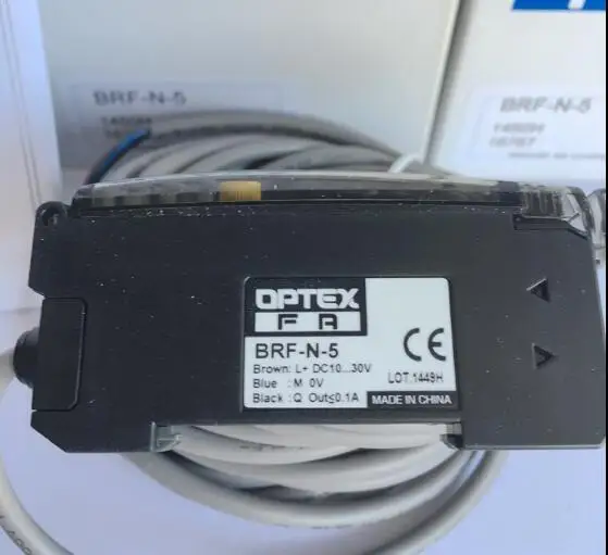 

BRF-N-5 Fiber Amplifier 10-30VDC NPN Photoelectric Sensor 100% New Original