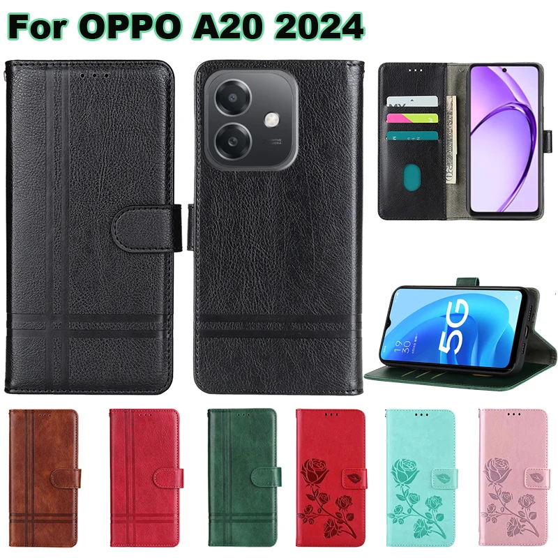 For чехол на OPPO A20 Phone Case For Capa OPPO A40M A40 CPH2669 Leather Cover For Funda OPPO A3 A3x 4G A3x 5G CPH2681 Mujer Etui