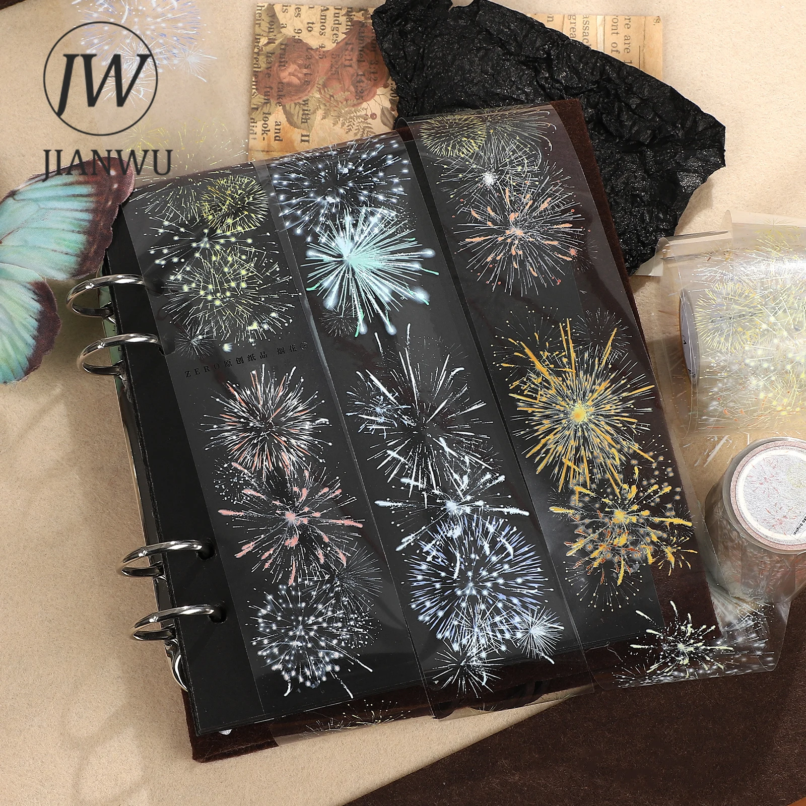 fita-adesiva-pet-jianwu-50mm-5m-vintage-com-efeito-esfumado-para-paisagens-material-para-colagem-scrapbooking-criativo-diy-diario-e-papelaria