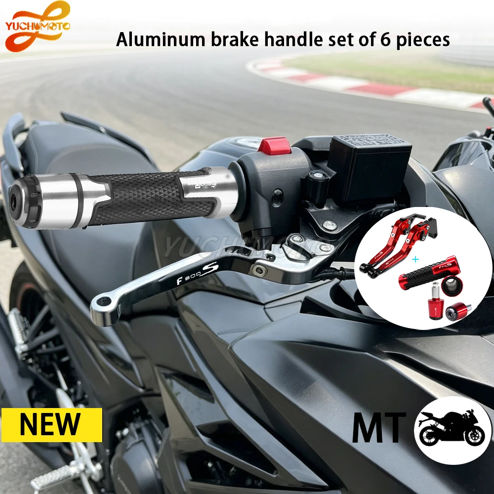 Motorcycle Brake Clutch Levers Handlebar Grip Folding Extendable  Brake Lever Set Handle Grips For BMW F800S 2006-2013 2012