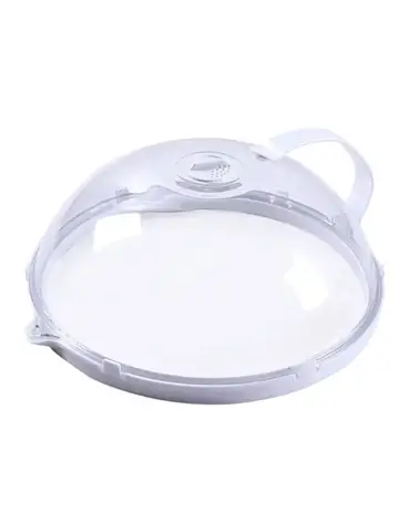 Microwave Food Splash Proof Cover, Household Oven Heating Cover, Plate Transparent Cover, Handle, Cooking Utensils Accessories