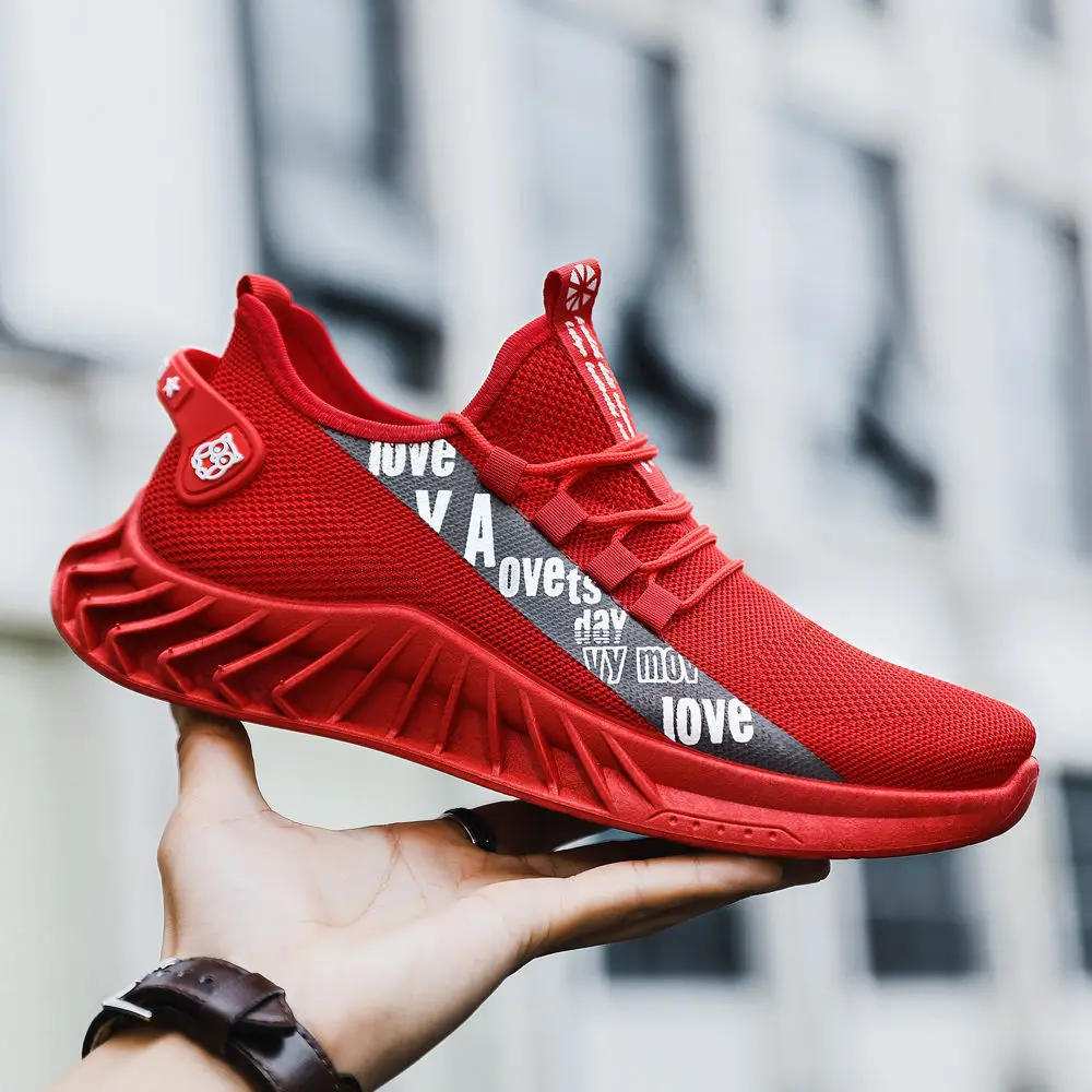 Men Shoes Lightweight Running Shoes Breathable  Sneakers Men Sports Shoes Outdoor Anti Slip Tennis Training Athletic Gym Shoes