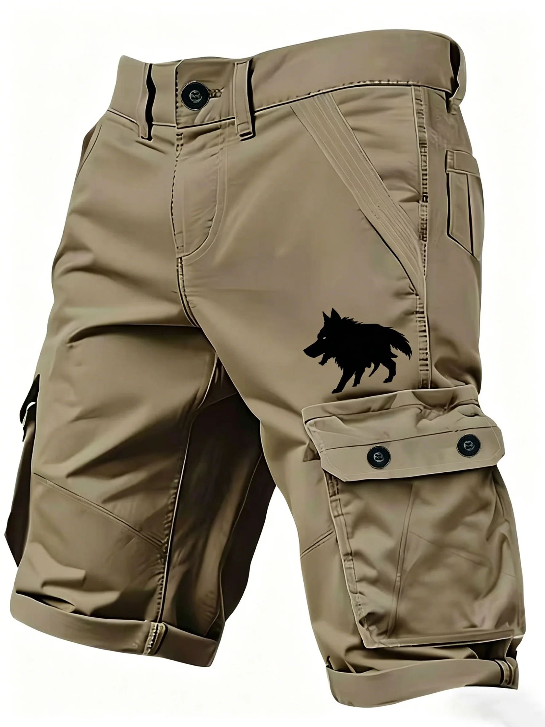 

Men's Summer Cargo Shorts—Featuring Large and 3D Pocket Designs—Ideal for Outdoor Casual Wear