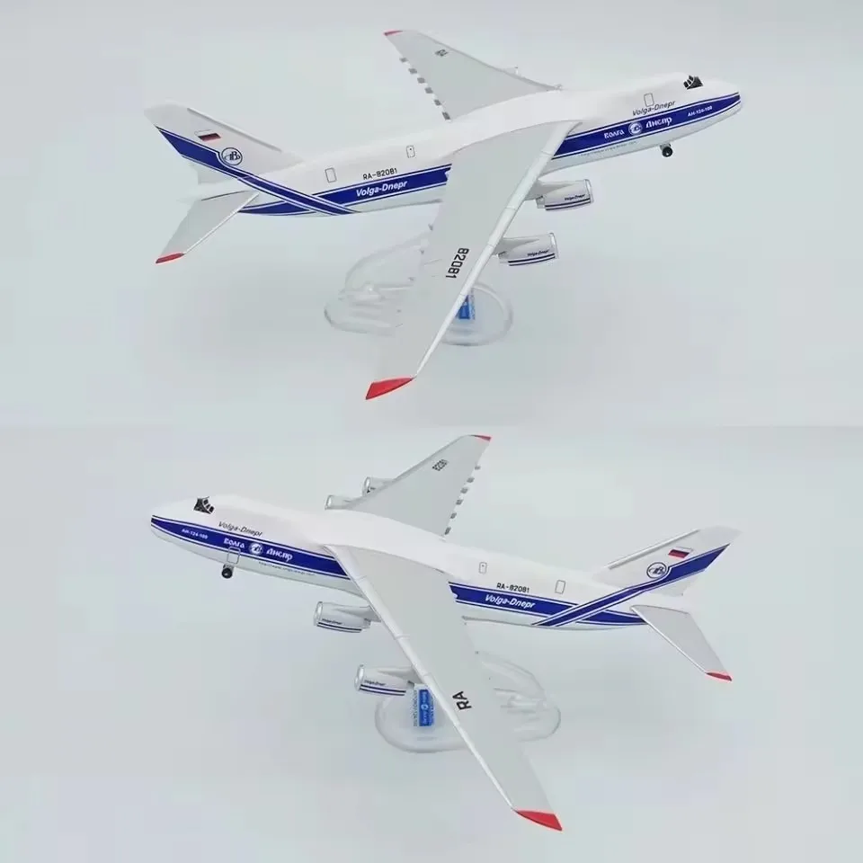 Antonov An-124 1:400 Avión de transporte grande Avión de simulación Modelo de avión