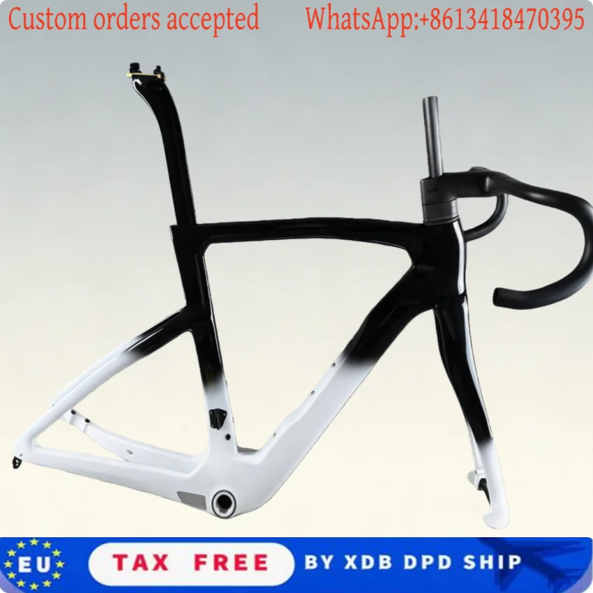 

﻿ Новинка 2025 года, карбоновая дорожная рама T1100 F16, комплект рамок для шоссейного велосипеда BSA DPD, больше цветов