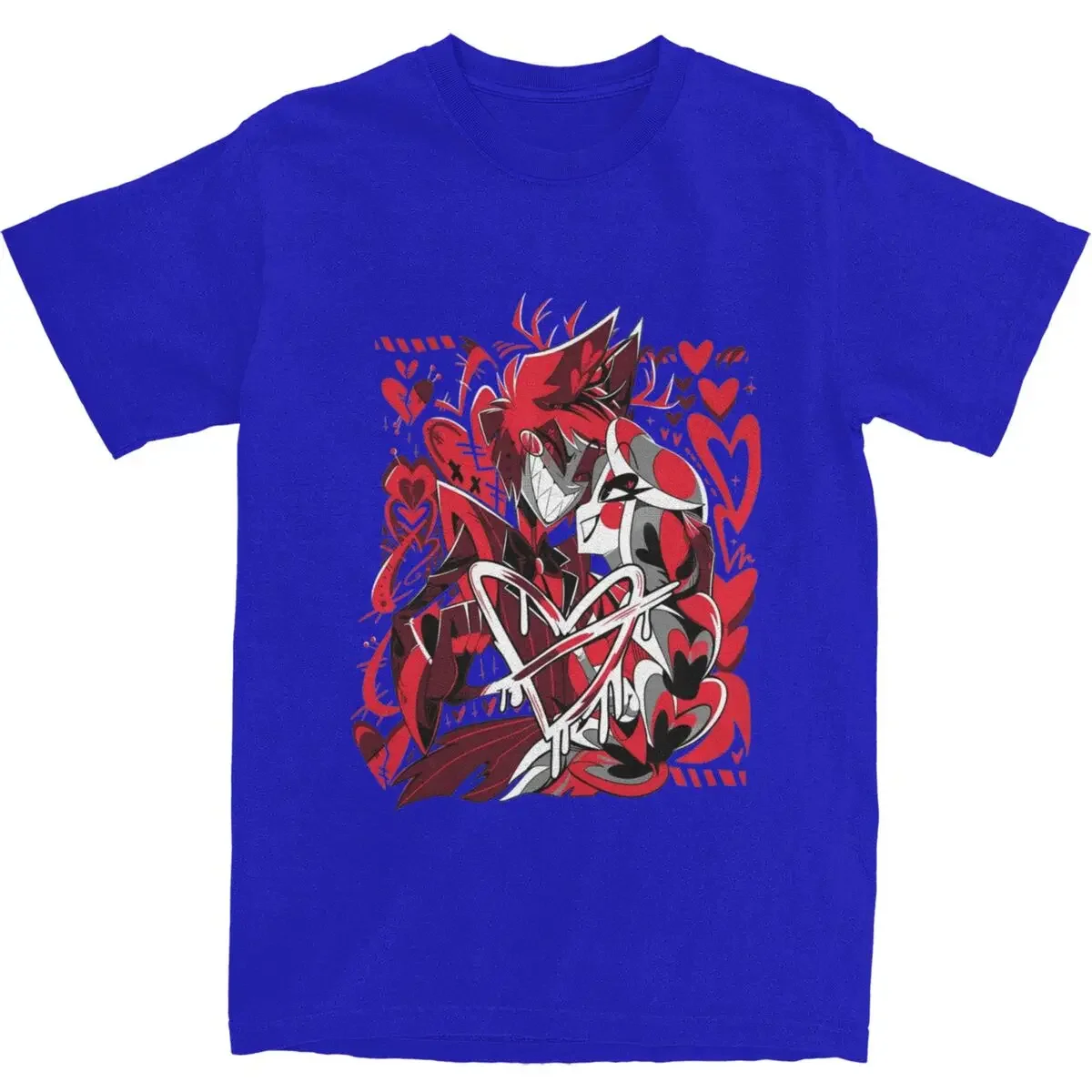 heavyweight Informal New Arrival vintage Hazbins Hotels Charlie Alastor Love Apparel Shirts Me Funny 100%  Graphic Printing image 2
