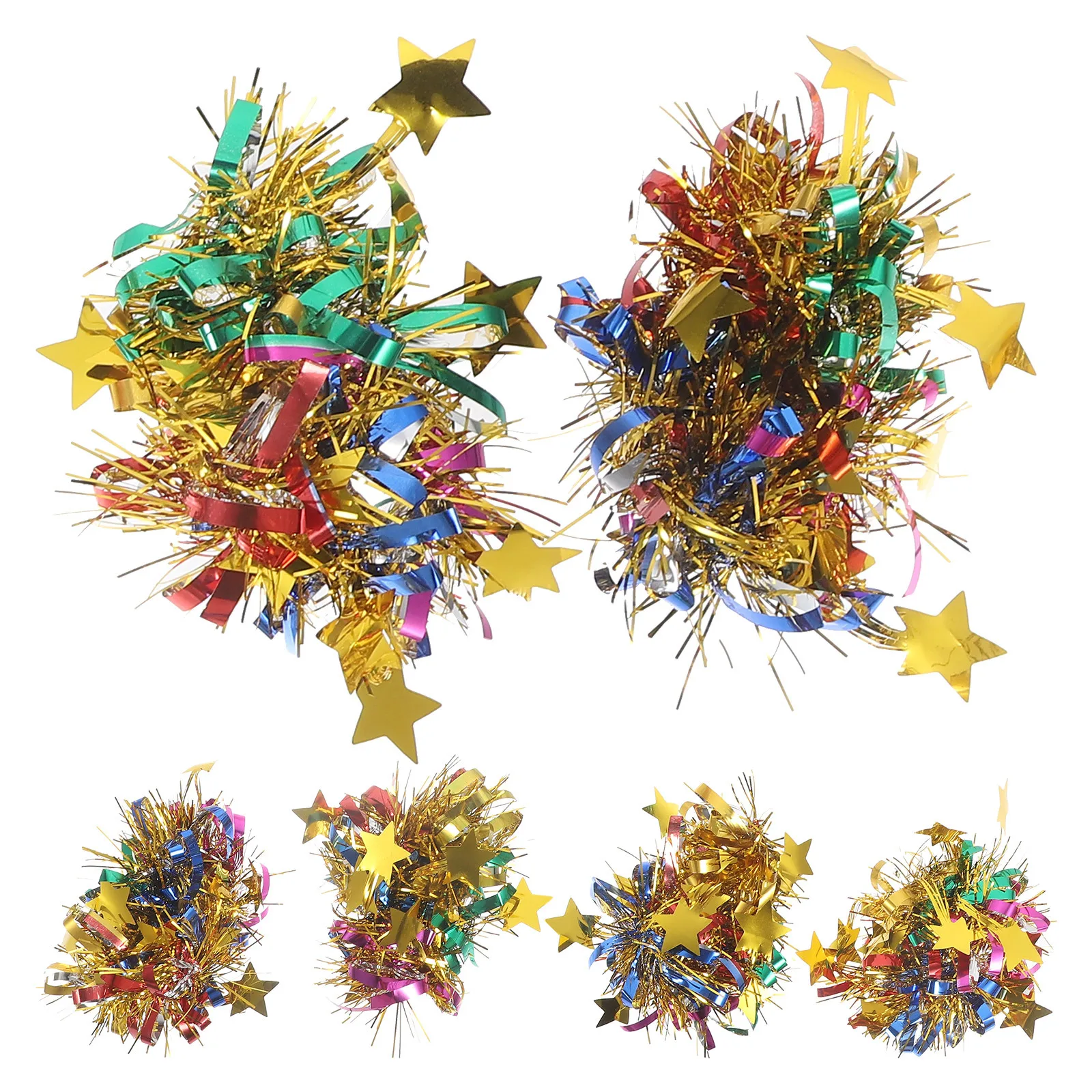 6 قطعة بوم بومس التشجيع الكريات الحماسية لفرق الرقص والمشجعين دعم بوم بومس التشجيع #6