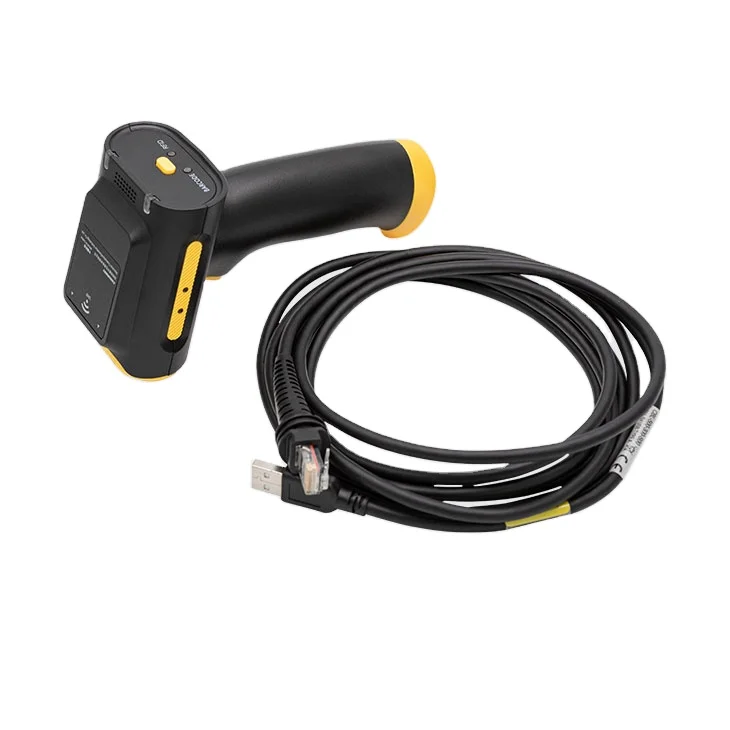 

Automatic 1D/2D QR Code Scanner 2.4GHz USB BT Wireless Barcode Reader for Supermarket Warehouses RFID Communication