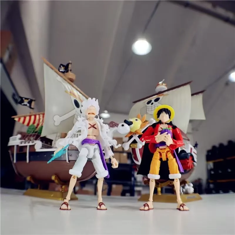 لعبة أونيغاشيما لوفي جير 5 قرد د. لوفي متعددة المفاصل قابلة للوضع على شكل دمية 13 #6