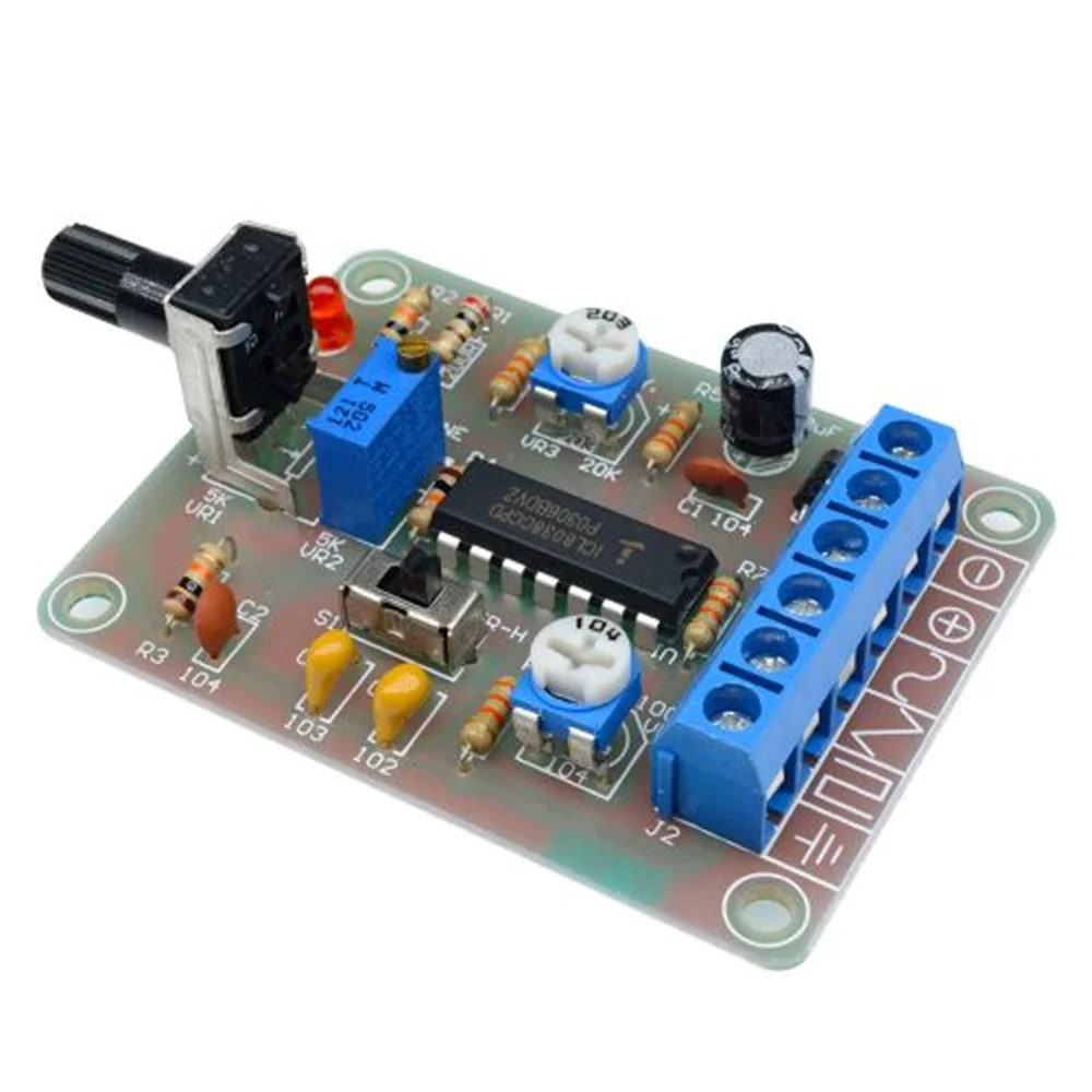 ICL8038 Monolithic Function Signal Generator Module Sine Square Triangle Welded DIY Kit Sine Square Triangle