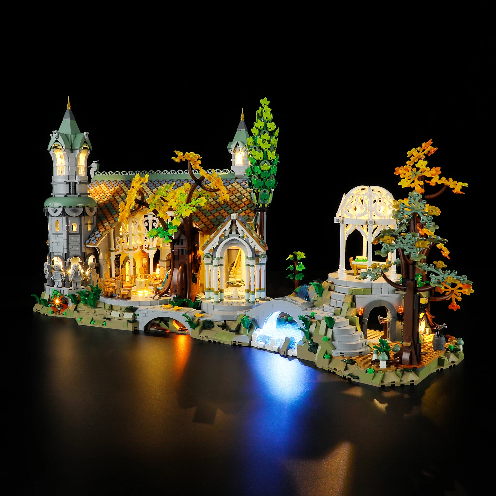 HPROSPER 5V LED Remote control Light (No Model) For LEGO 10316 The Lord of The Rings: Rivendell Light Up your Building Blocks