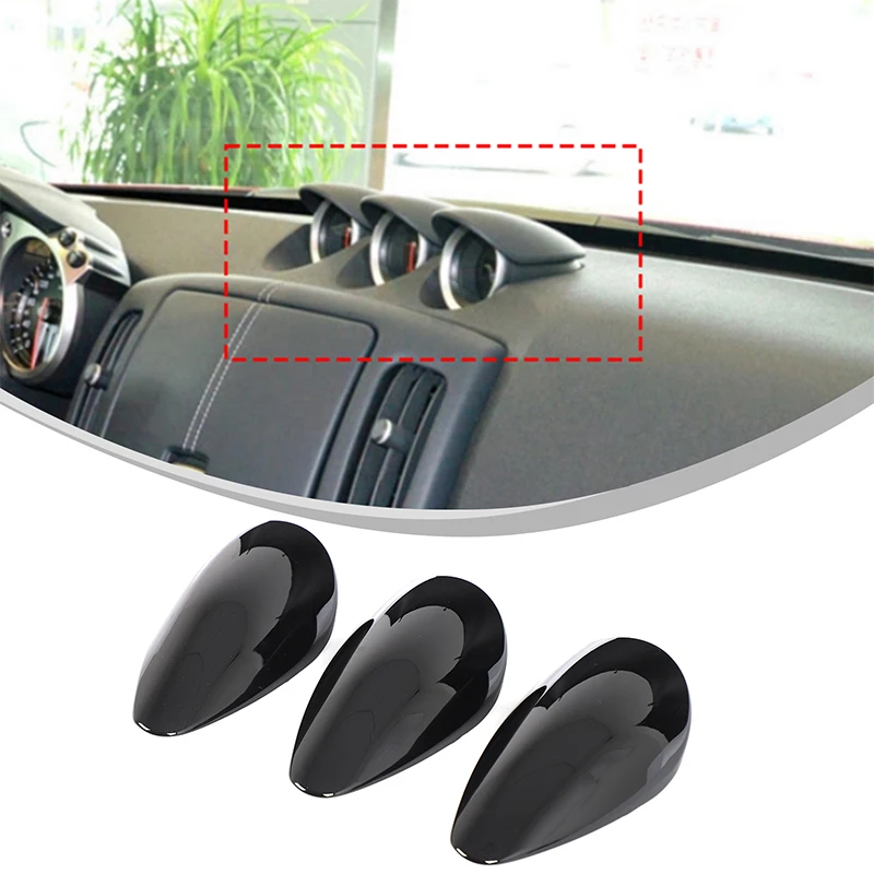 

For 09-20 Nissan 370Z 400Z ABS Carbon Fiber Car Center Console Dashboard Clock Cover Decorative Interior Car Accessories