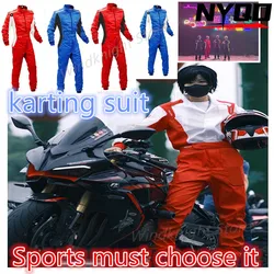 Go kart jumpsuit waterproof adult and children's racing suit karting suit mono moto waterproof Jumpsuit racing suit