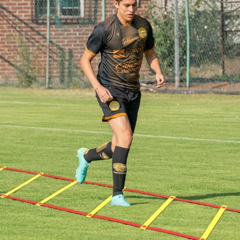 Échelle d'agilité d'entraînement de vitesse de Football en plein air sangles en Nylon équipement d'échelle de Football sport Fitness course outil d'entraînement d'échauffement