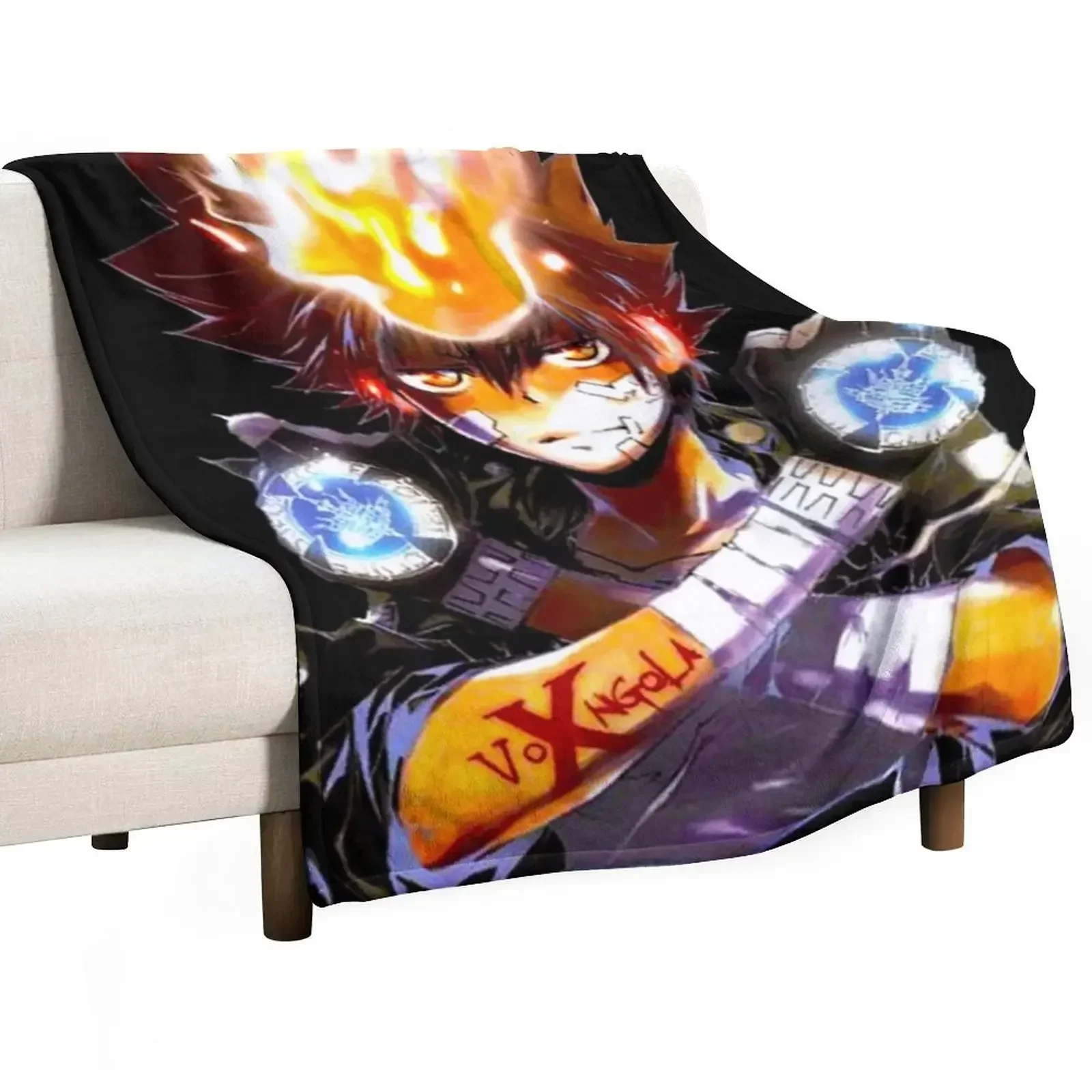 Katekyo Hitman Reborn Tsunayoshi Sawada Throw Blanket Hairy Quilt Thermal Blankets