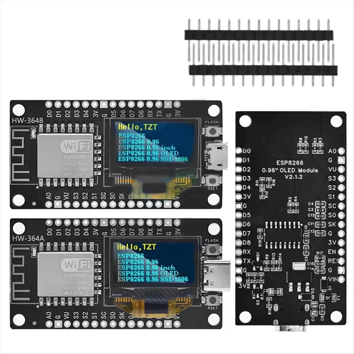 A64I ESP8266 V3 Development Board with 0.96 Inch OLED Display CH340 ESP-12F WiFi Module Parts for /Micropython A