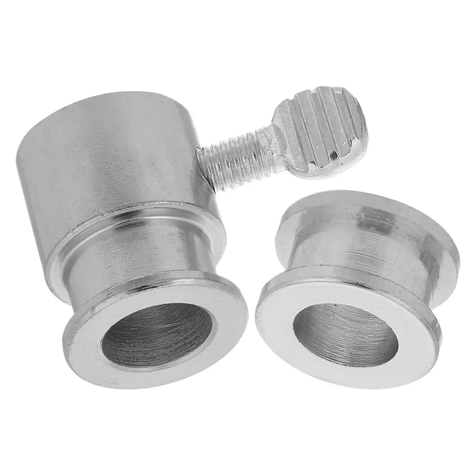 1Set Grilling Rod Trussing Accessory Rotisserie Spit Rod Stop with Limit Sleeve Chrome-Plated Iron Grill Rack Holder Bolt Bbq