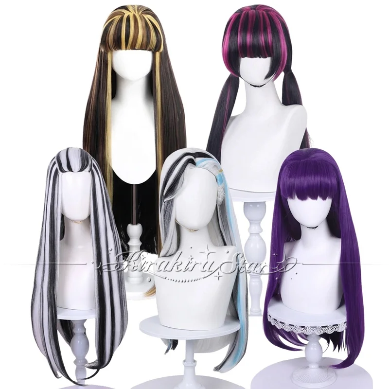 Anime Werewolf Cosplay Wig Cleo de Nile Cosplay Wig Gothic Vampire Long Hair For Halloween Carnival Party Adult Women Prop