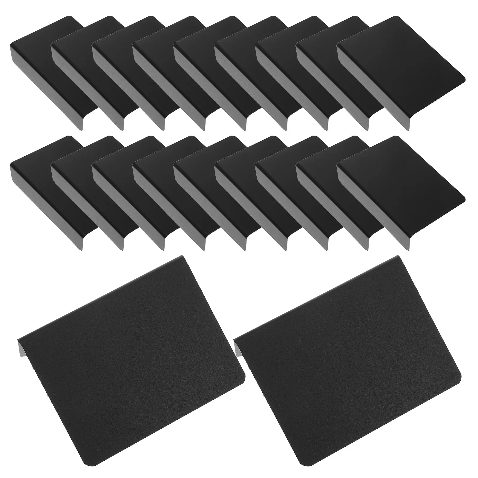 消せる卓上黒板サイン-20個入り-ミニ黒板-39x3インチ-両面表示-メニュー表示用-ベーカリー、デザートカウンター、小売店向け
