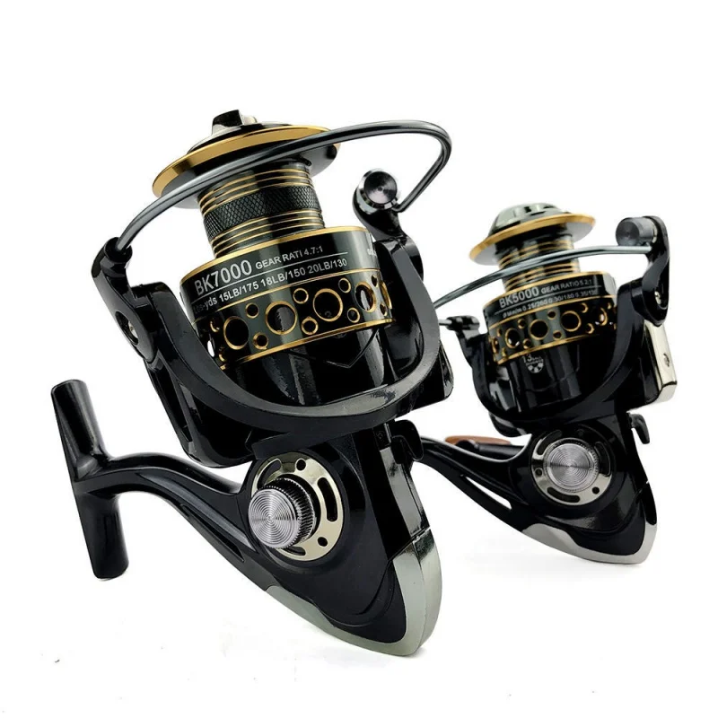 Kingshark BK Series All-Metal Spool Fishing Reel Fishing Reel Sea Fishing Reel Spinning Reel Tossing Bait Casting Reel