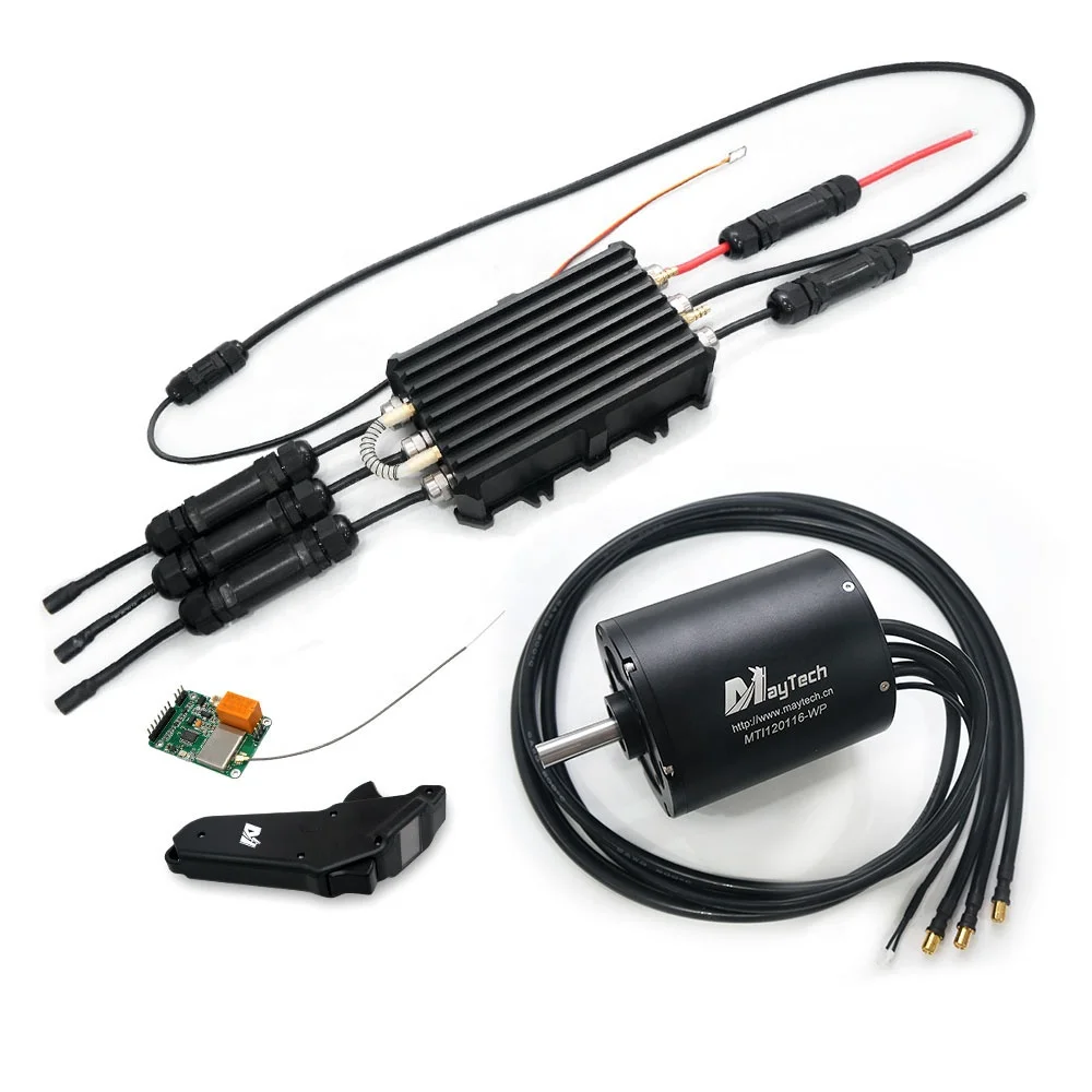 DIY Jetsurf Electric Surfboard 18.8KW 120116 100KV Inrunner Motor with V2 1905WF Remote and 300A ESC