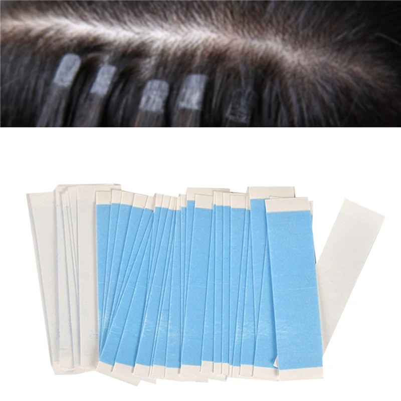 180Pc/Lot Strong Wig Tape Double Sided Adhesive Extension Hair Tape Strips Waterproof For Toupee/Lace Wigs Film Adhesive