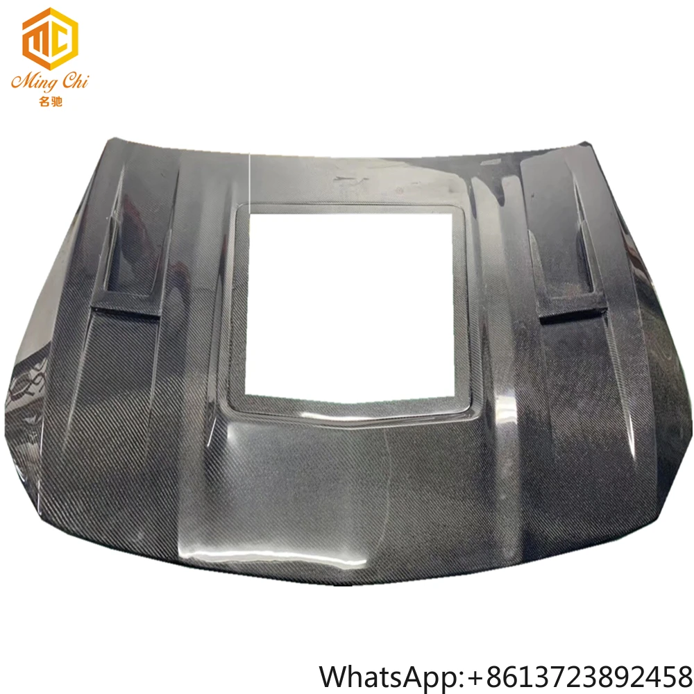 

Best Selling CLA45 Transparent Glass Style Carbon Fiber Engine Bonnet Hood for Mercedes-Benz CLA45 AMG CLA200 CLA180 CLA250 W117