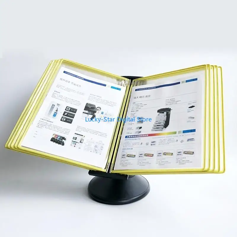 

N7MC Desk Reference Organizers with Storage Base for Office Warehouse Workshop