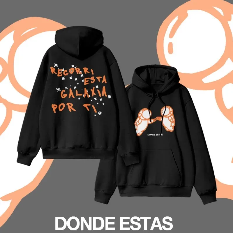 

2025 Autumn and Winter Unisex 100% Cotton Mirada Tour Print Hoodie High-end Luxury Is for Both Men and Women Top Y2k