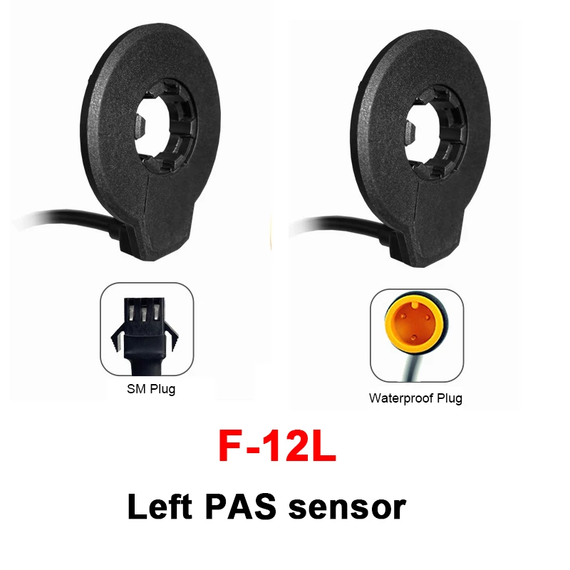 

Датчик PAS 12 В-72 В, электронный велосипед F-12L, левый датчик мощности, двойной датчик Холла, 12 магнитных точек, 3-контактный разъем SM/WP, аксессуары для велосипеда