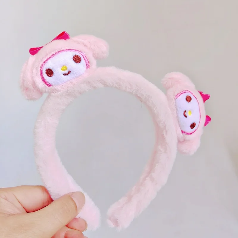 Sanrio Kawaii Anime My Melody Cinnamoroll Pompompurin Hair Band Kuromi Hello Kitty Cute Cartoon Hair Accessories Toys Kids