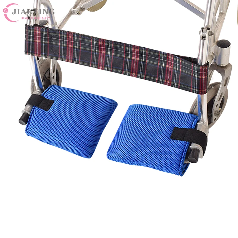 

1 пара подушечек для подставки для ног для инвалидной коляски, защитная накладка для ног, подушка для подставки для ног, защитные накладки для ног для предотвращения царапин на ногах