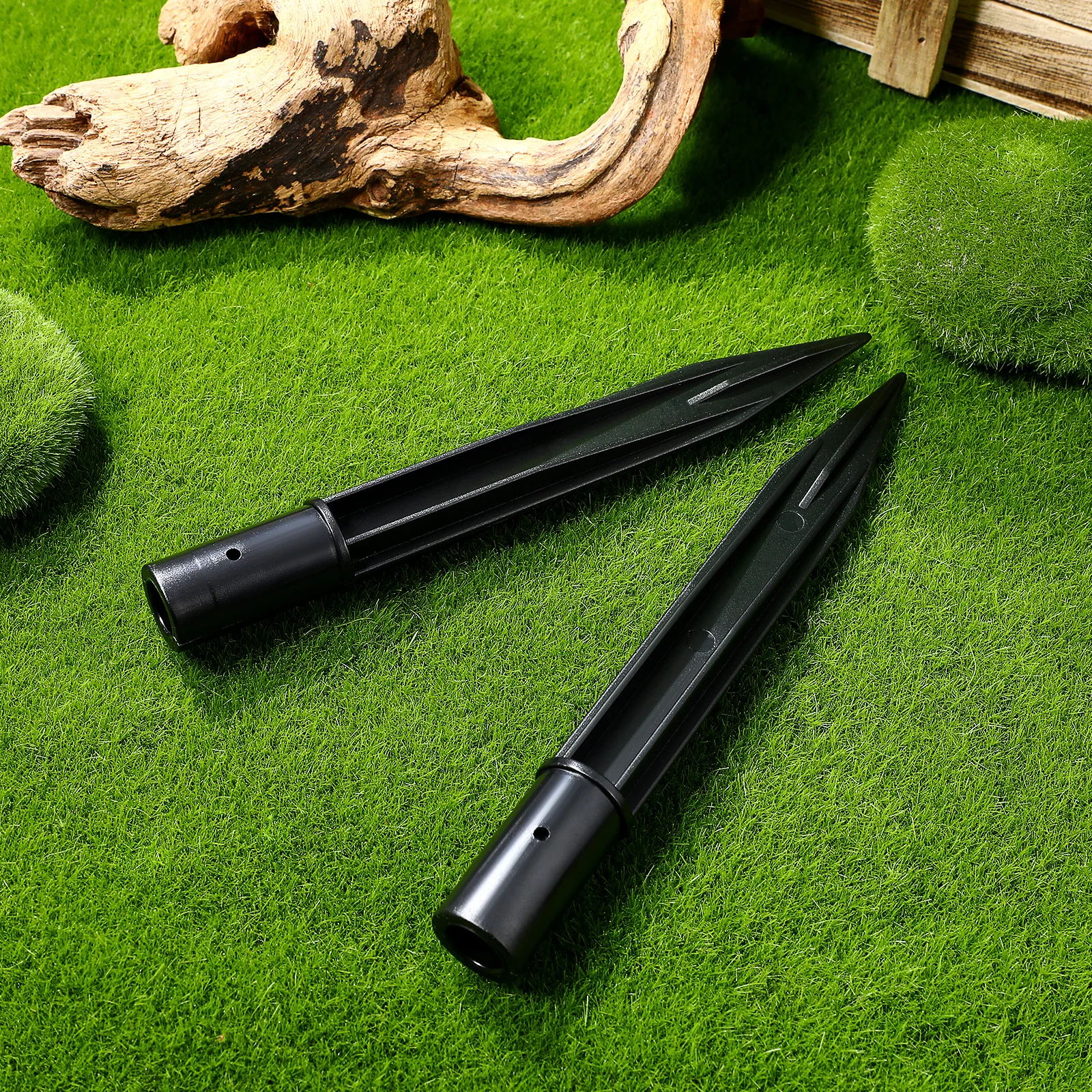 

10 Pcs Stake Light Outdoor Lawn Lamp Solar Spike Replacement Halloween Yard Decoration Stakes