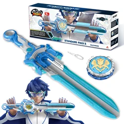 Infinity Nado 6 Power Pack - Spirit Wind Panda Upgraded Metal Spinning Top Gyro ,39cm Sword Launcher Kid Toy Birthday Gift