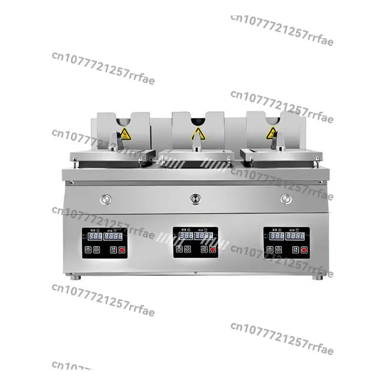1/2/3 stainless steel automatic dumpling, empanadas fried barbecue machine