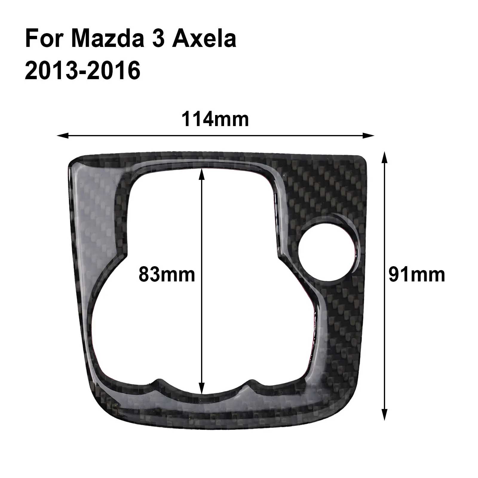 

Практичная в использовании для Mazda 3 Axela, высококачественная правильная крышка разъема, накладка, прямая установка, рамка 2013-2016, практичная