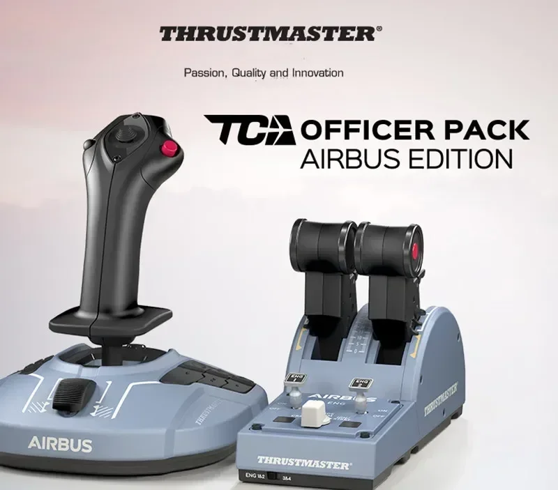 متوفر في المخزون Thrustmaster TCA Captain Pack Airbus Edition Pack Sidestick Throttle للكمبيوتر الشخصي #3