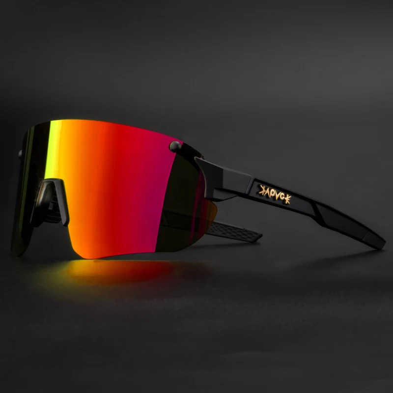 Kapvoe Photochrome Brille Radfahren Sonnenbrille Fahrrad Randlose Outdoor Straße MTB Berg Sport Brillen Männer Frauen UV400