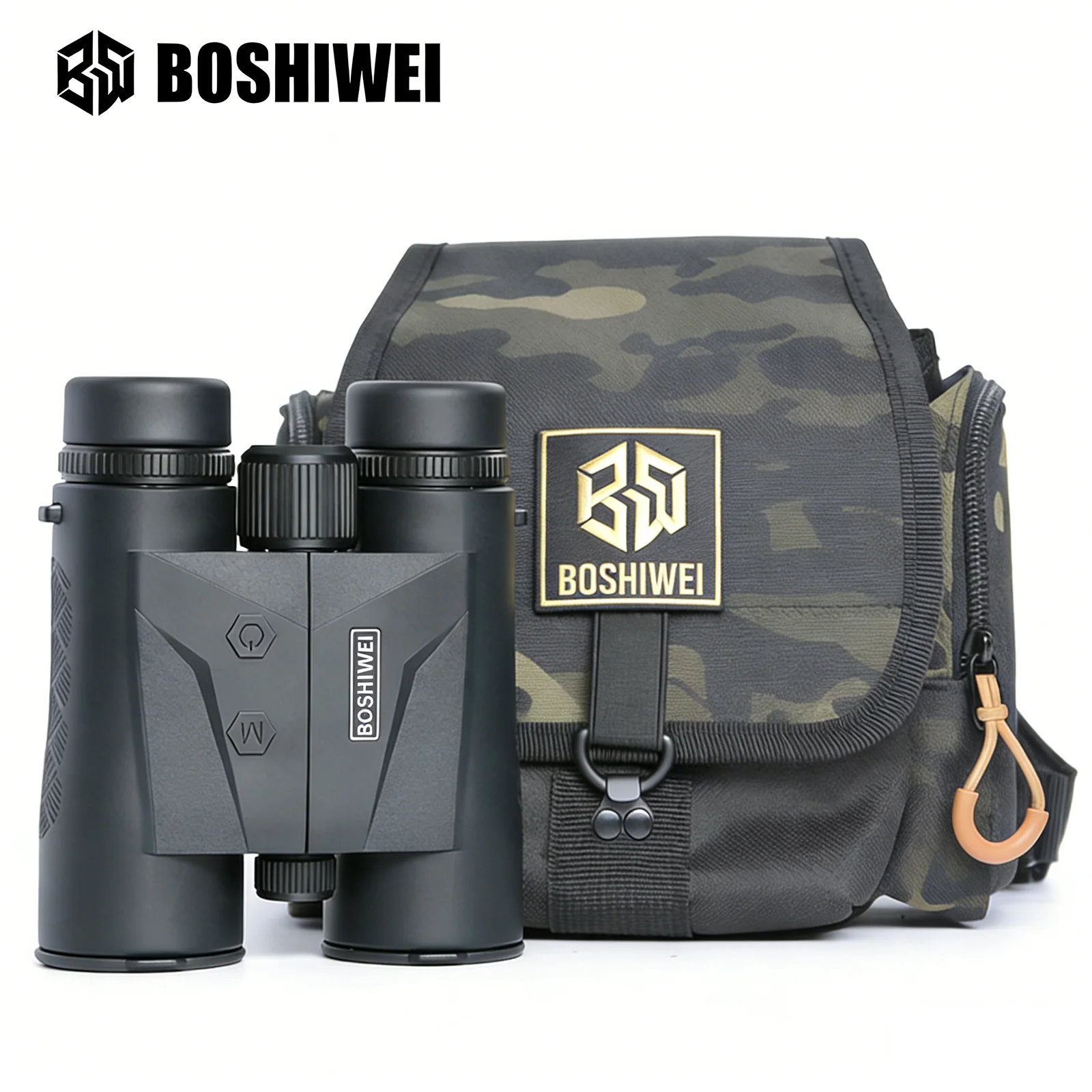 

BOSHIWEI 10X42 Laser Rangefinder Binocular With ED Lens Telescope Magnesium Alloy Body Measuring Distance Up to 2400 Meters