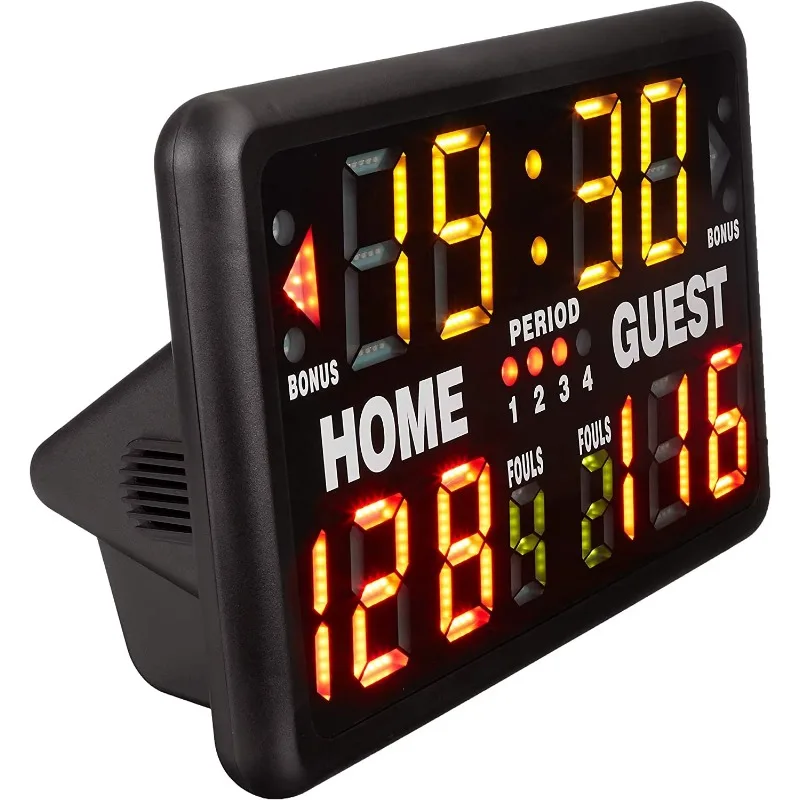 Electronic Tabletop Scoreboard for Indoor Outdoor Basketball Tennis Football Remote Control-Court Equipment
