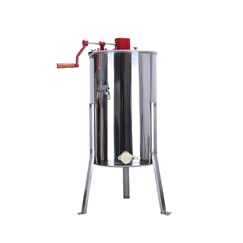 

Manual 3-frame stainless steel honey shaker, honey separator, honey shaker with supporting legs, honey centrifuge