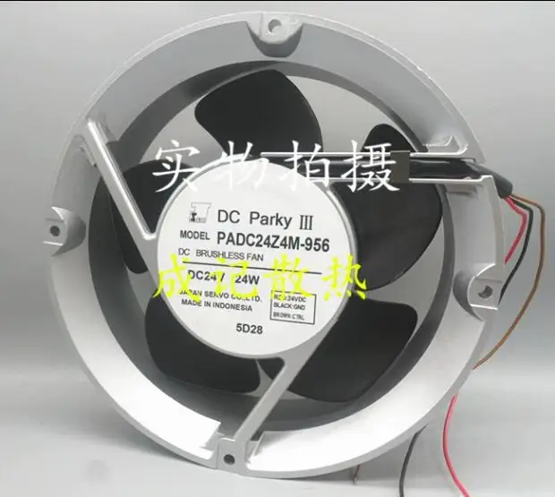 PADC24Z4M-956 DC 24V 24W 172x172x51mm 3-Wire Server Cooling Fan