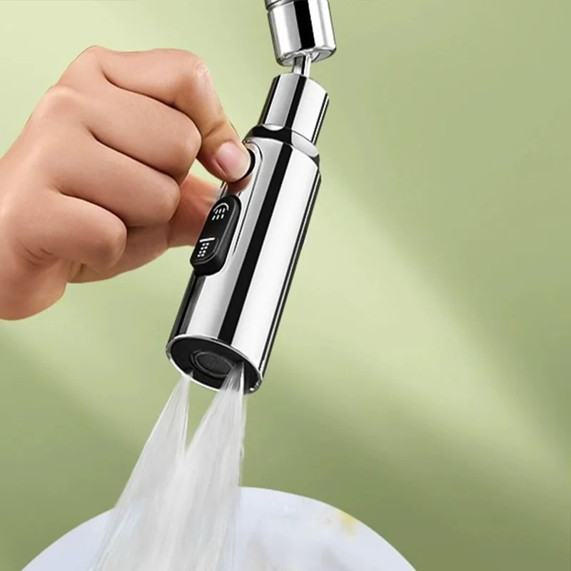 

Удлинитель смесителя, вращающийся на 360° распылитель, кухонные краны, противоскользящий кран, усилитель для душа и экономии воды, три режима