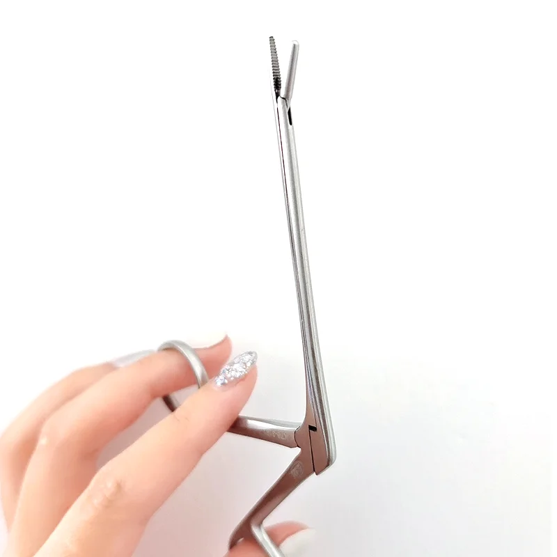 Throat surgical instruments for removing foreign bodies from the throat indirect throat clamp nasal and pharyngeal department