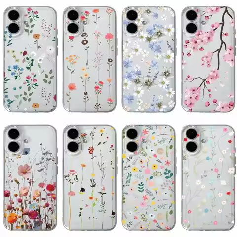 Flowers Pattern Case For OPPO Reno 13 12 11 10 Pro Plus 13F 11F 12F 7 5 6 Lite A78 A79 A98 A38 A58 A60 A57 A77 A16 A17 A3 Pro A2