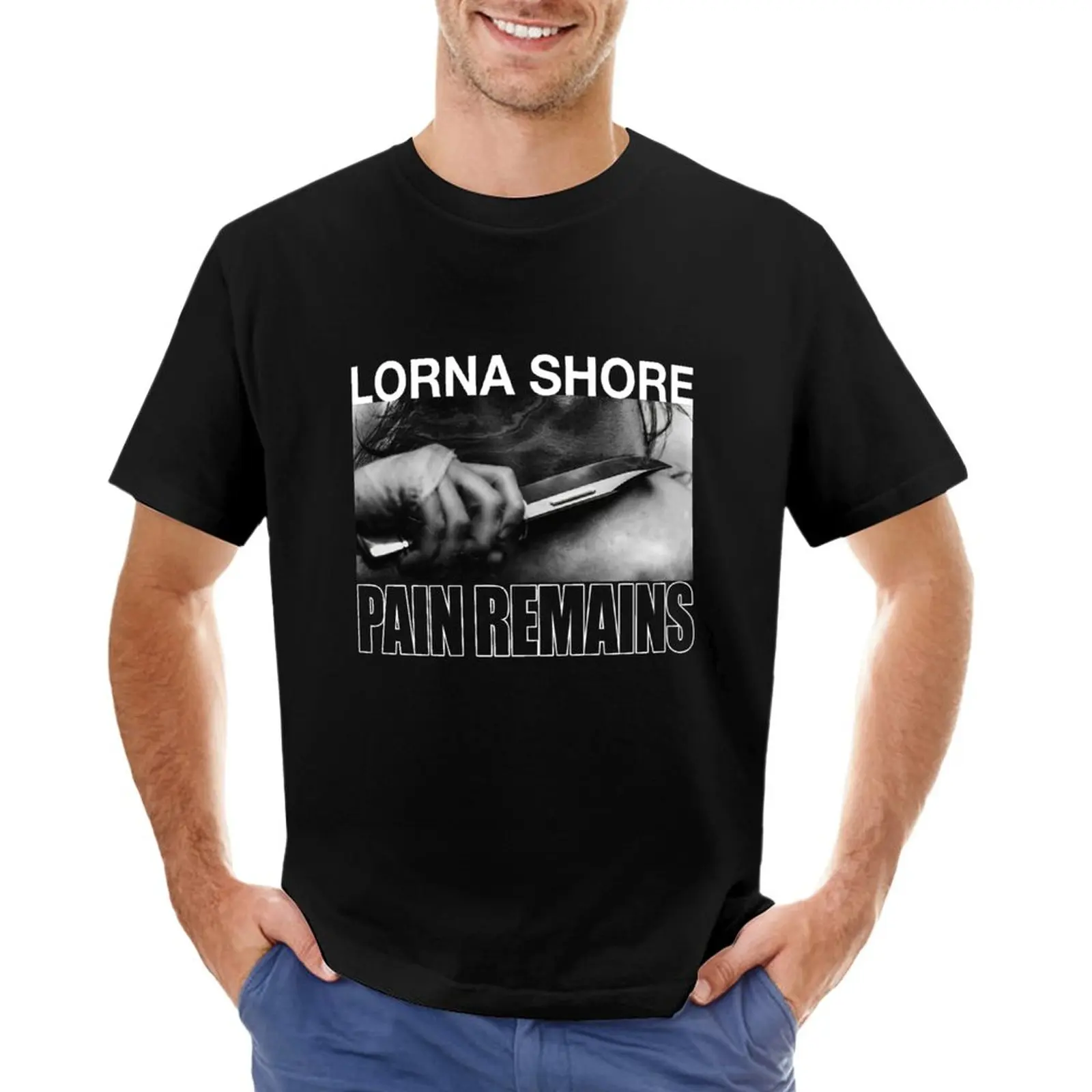 Lorna shore Christmas American Deathcore Band pain remains T-Shirt oversized t shirt black t-shirts for men